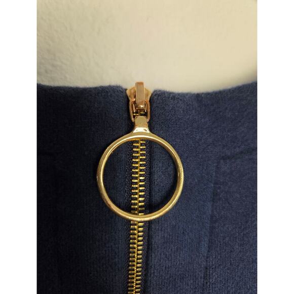 Derek Lam 10 Crosby Dress Set 10 Medium Blue Navy Sleeveless - Picture 7 of 15